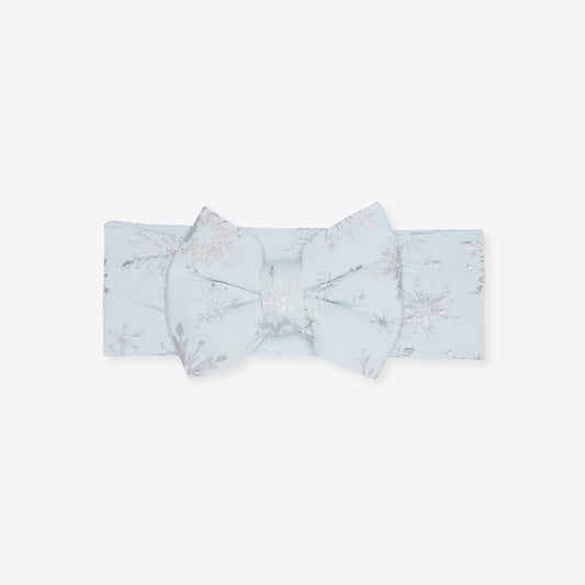 Disney Frozen Snowflakes Luxe Bow Headwrap