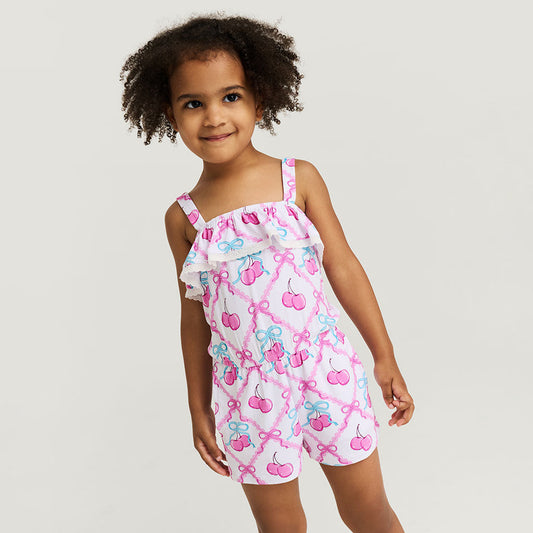 Amarena Flounce Romper