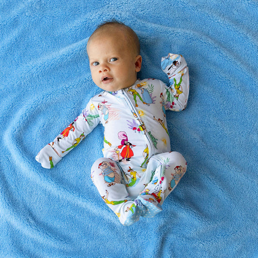 Disney Peter Pan Footie Zippered One Piece