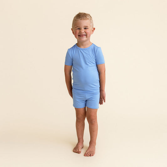 Chatham Blue Classic Pajama Short Set