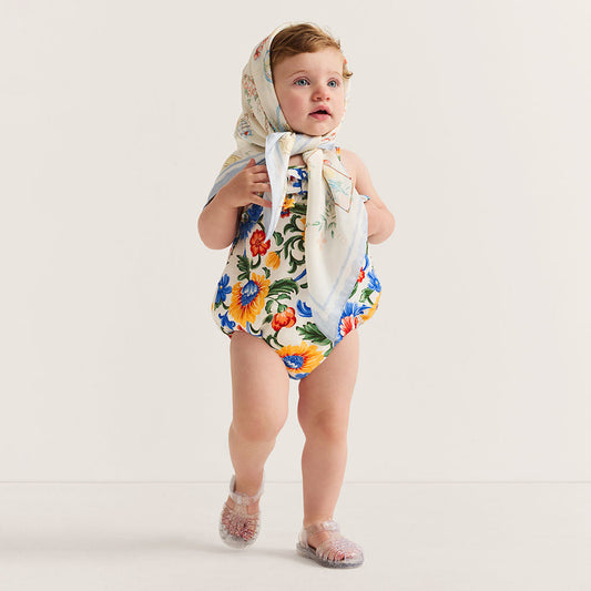 Fiore Italiani Bamboo Challis Bubble Romper