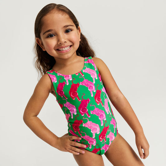 Le Tigre Green Reversible One Piece Swimsuit
