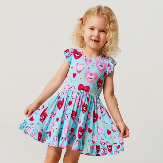Sweet Fiona Ruffled Twirl Dress