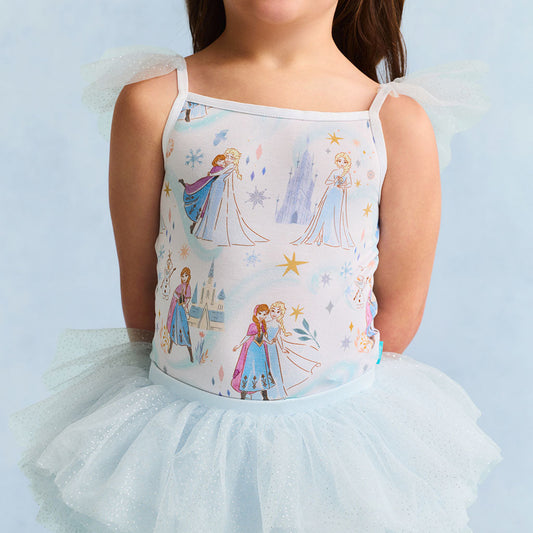Disney Elsa & Anna Ruffled Tulle Cami
