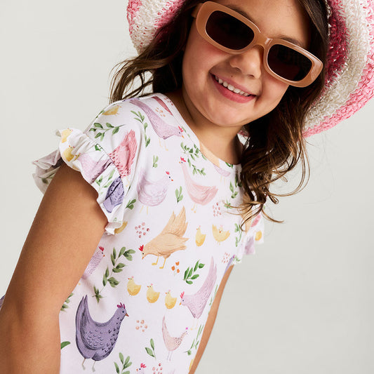 Jo Ruffled Boxy Tee