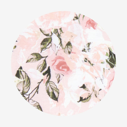 Vintage Pink Rose Twirl Dress