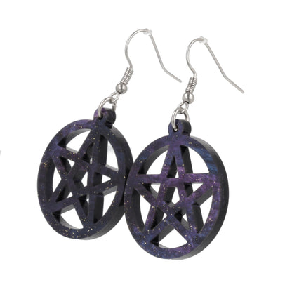 Witching Hour Pentacle Earrings