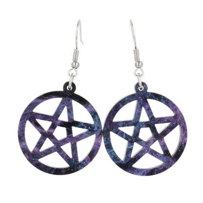 Witching Hour Pentacle Earrings
