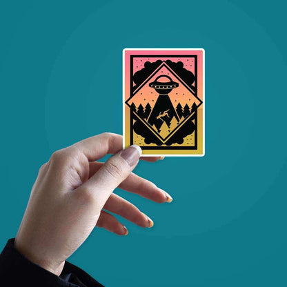 Abducted by aliens sticker - Stickers | STICK IT UP
