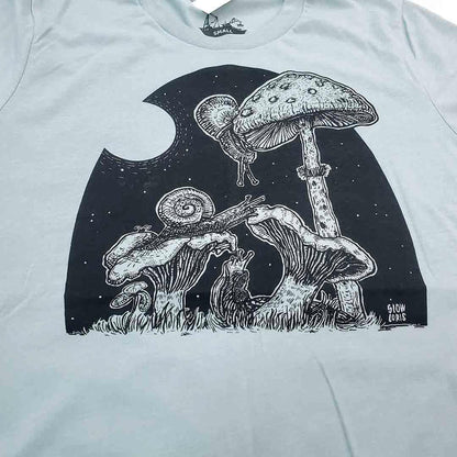 Adult Crew Neck - Full Moon Buffet Dusty Blue Tee (S - 2X) by Slow Loris