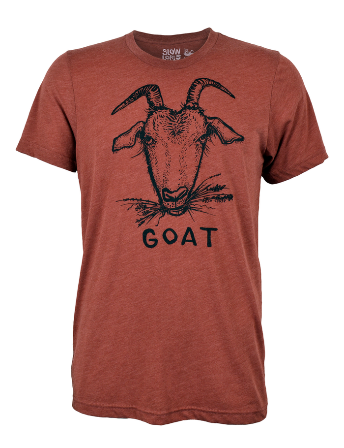 Adult Crew Neck - Goat Rust Tee (S - 2X) by Slow Loris