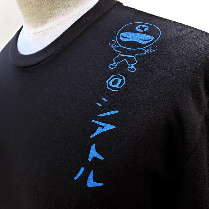 Adult Tee - Seattle Ninja Blue on Black (S - XL) by Namu