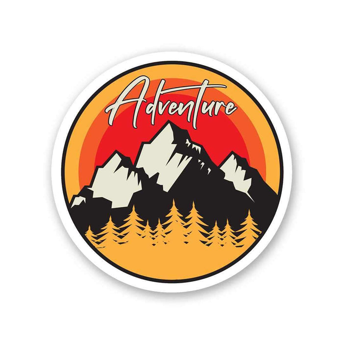 Adventure - Mountains Sticker - Stickers | STICK IT UP