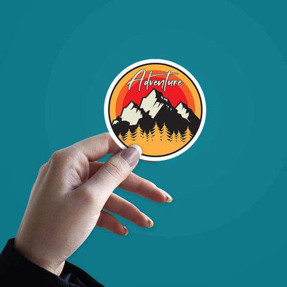 Adventure - Mountains Sticker - Stickers | STICK IT UP