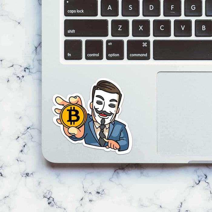 Anonymous Trader Sticker - Stickers | STICK IT UP