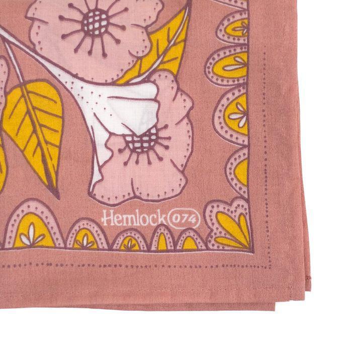 Bandana - Evangeline (Dusty Rose Floral) by Handker Bandanas