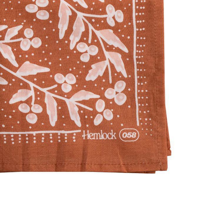 Bandana - Terra (Copper Floral) by Handker Bandanas