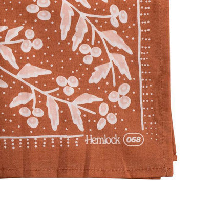 Bandana - Terra (Copper Floral) by Handker Bandanas