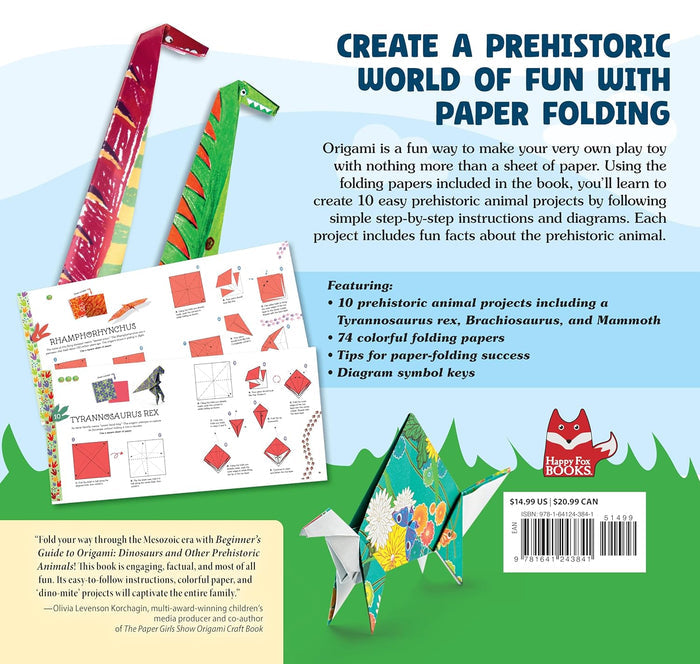 Beginner's Guide to Origami: Dinosaurs and Other Prehistoric Animals