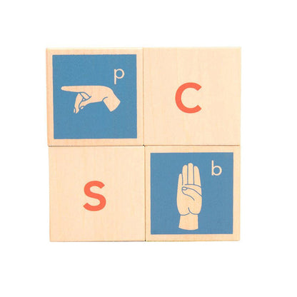 Blocks - American Sign Language (Set of 28) by Uncle Goose