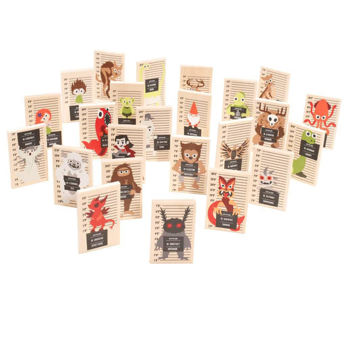 Blocks - Cryptid Case File Chip Blocks (Set of 24) by Uncle Goose