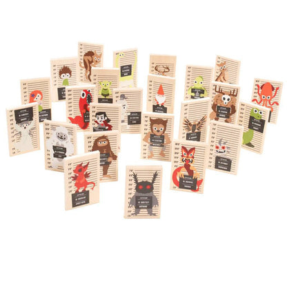 Blocks - Cryptid Case File Chip Blocks (Set of 24) by Uncle Goose