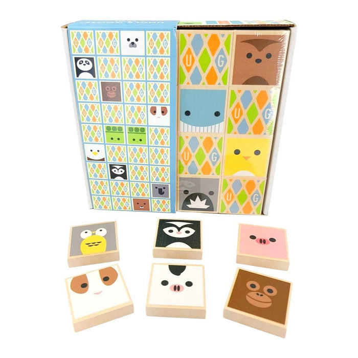 Blocks - Cubelings Memory Game Blocks (Set of 64) by Uncle Goose