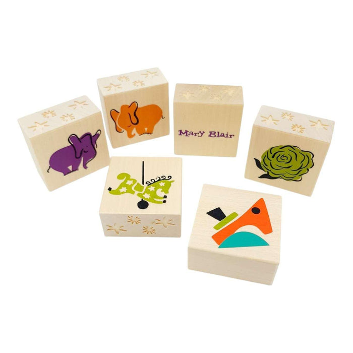 Blocks - Mary Blair Memory Game Blocks (Set of 32) by Uncle Goose