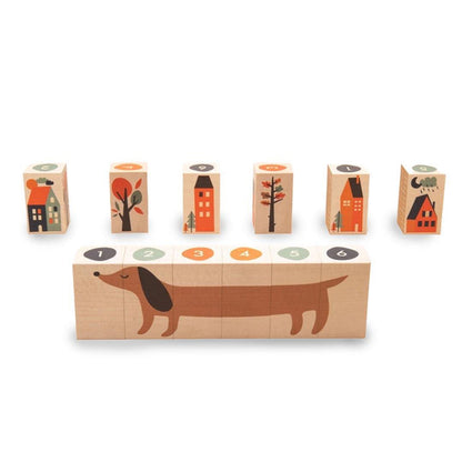 Blocks - Neighborhood Environments (Set of 6) by Uncle Goose