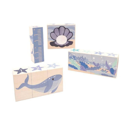 Blocks - Ocean Environments (Set of 6) by Uncle Goose