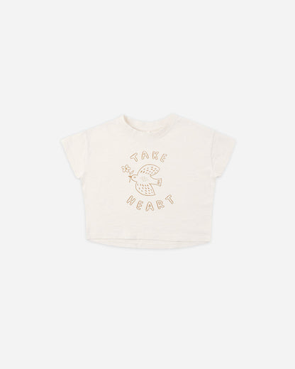 Boxy Tee in Take Heart