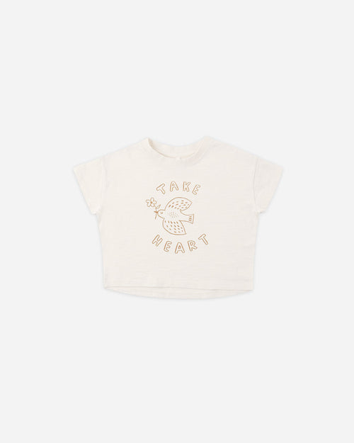 Boxy Tee in Take Heart