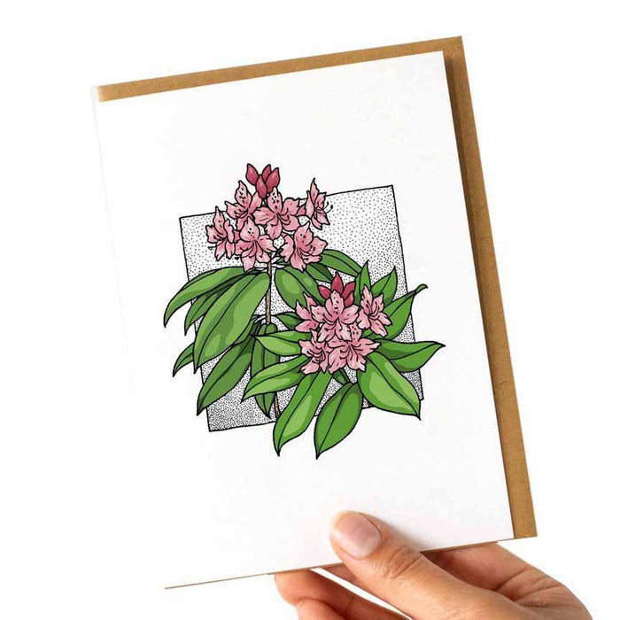 Card - All Occasion - Pacific Rhododendron PNW Native Plants by Lauren Nishizaki Designs