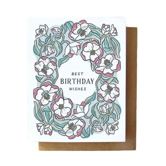 Card - Birthday - Hellebore Floral by Root and Branch Paper Co.