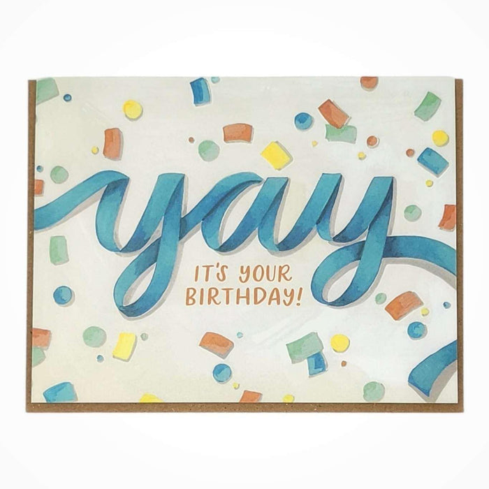 Card - Birthday - Ribbon YAY by 1Canoe2