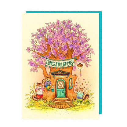 Card - Congratulations Treehouse by Nimasprout