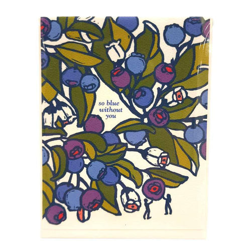 Card - Friendship - So Blue Without You by Little Green