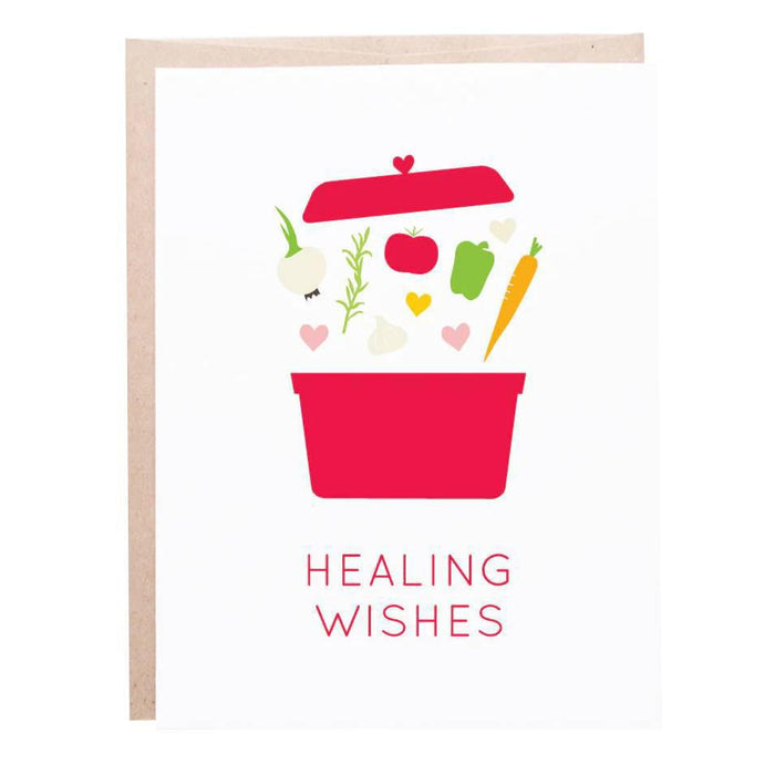 Card - Get Well Soon - Healing Soup Card by Graphic Anthology