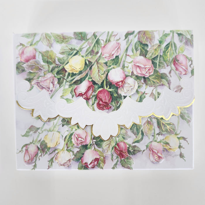 Carol Wilson Long Stem Roses Boxed Cards