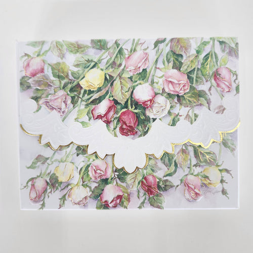Carol Wilson Long Stem Roses Boxed Cards