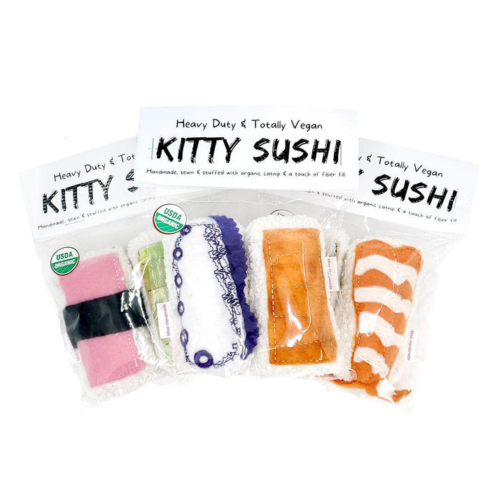 Cat Toy - Catnip Sushi (Set of 2) by Miso Handmade