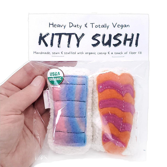 Cat Toy - Catnip Sushi (Set of 2) by Miso Handmade
