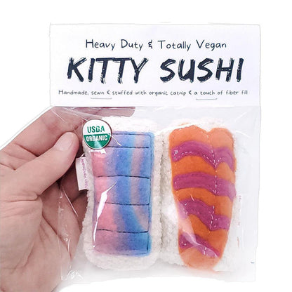 Cat Toy - Catnip Sushi (Set of 2) by Miso Handmade