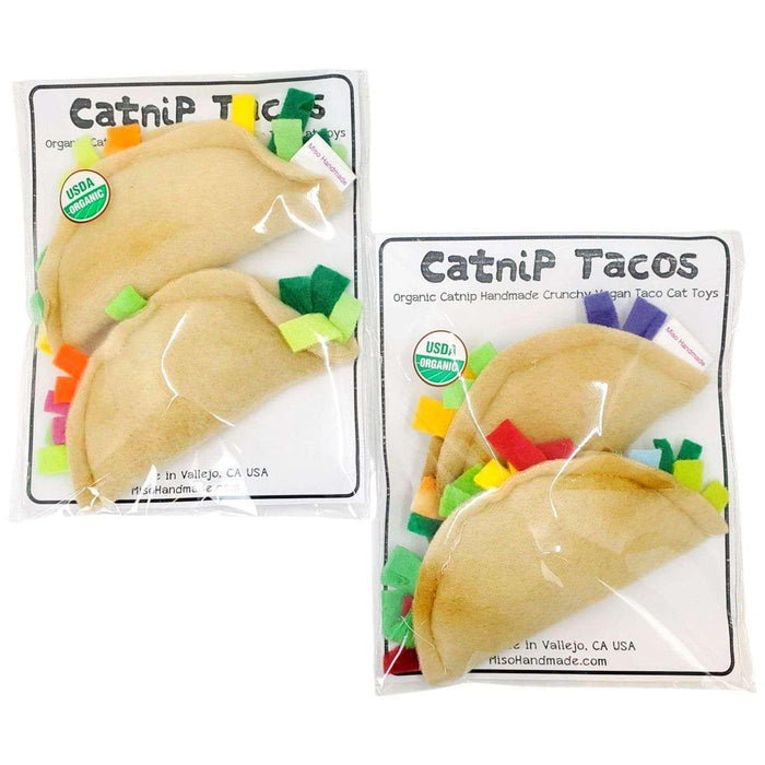 Cat Toy - Catnip Tacos (Set of 2) by Miso Handmade