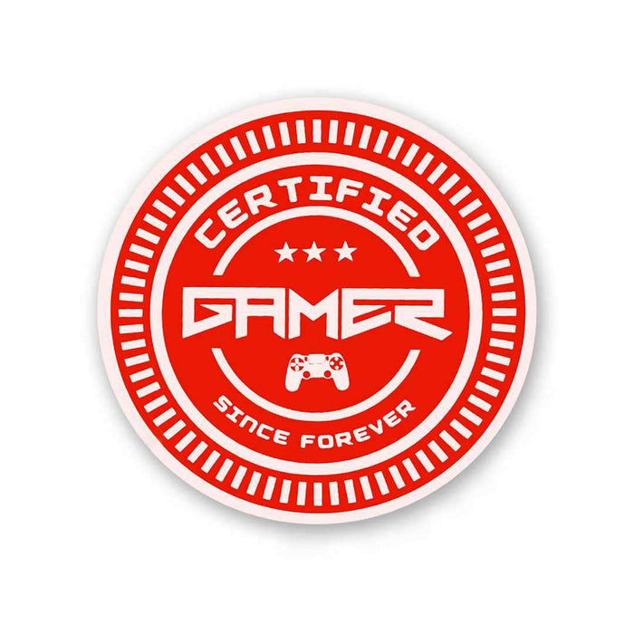 Certified Gamer Sticker - Stickers | STICK IT UP