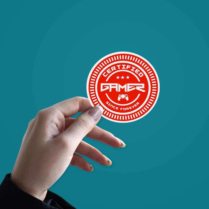 Certified Gamer Sticker - Stickers | STICK IT UP