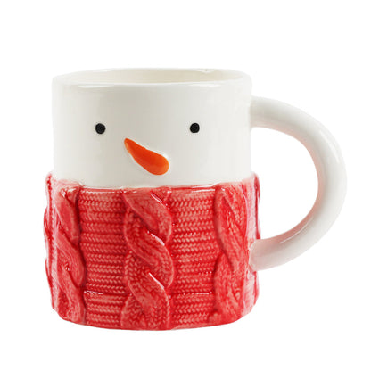 Christmas Mugs Red Sweater Holiday Winter Mugs