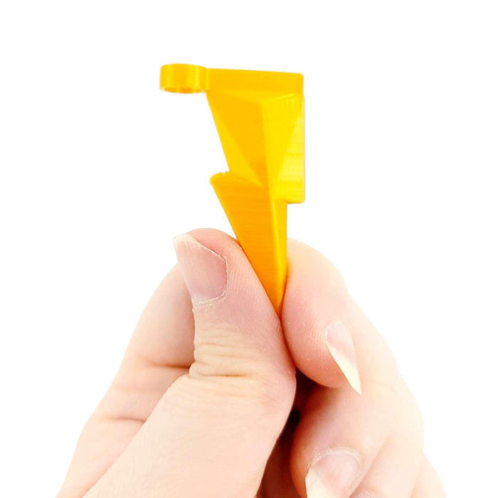 Cloud Accessory - Gold Lightning Charm by The Cloud Makers