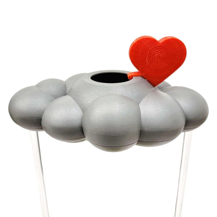 Cloud Accessory - Red Heart Charm by The Cloud Makers