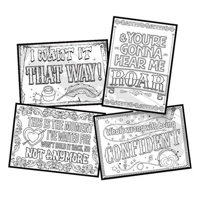 Coloring - I Want it That Way (& Juliet - Pages or Postcards) by Coloring Broadway